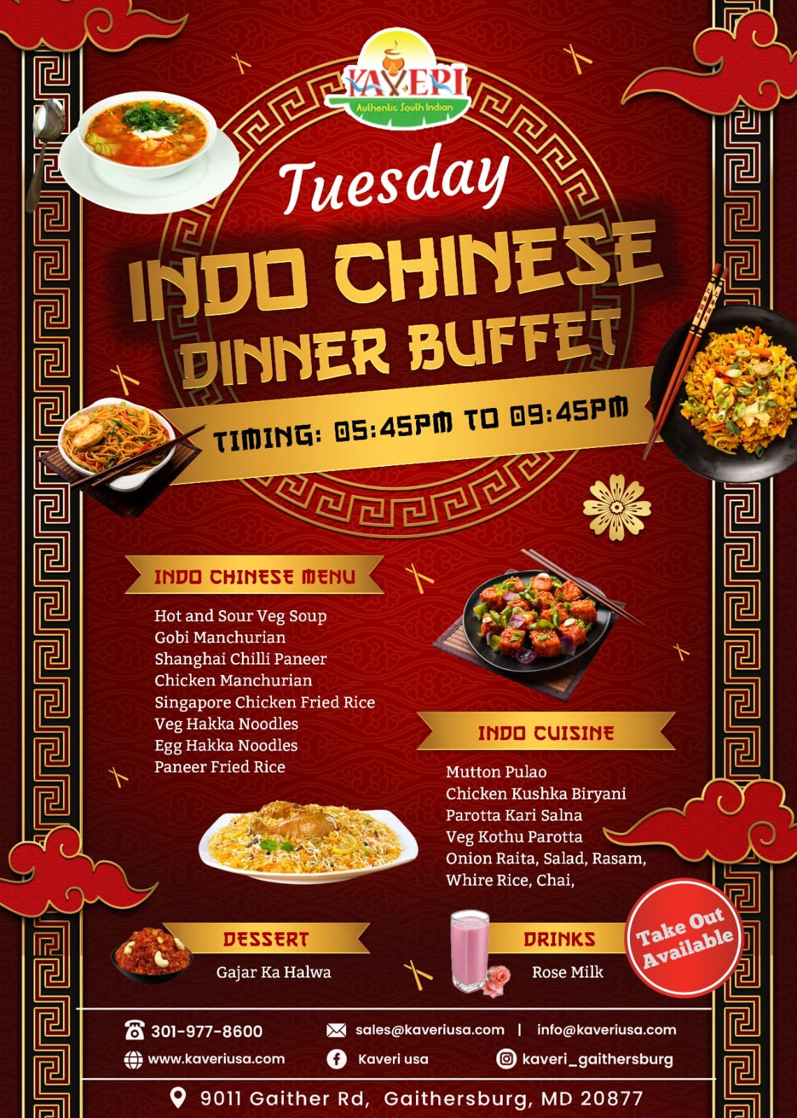 Kaveri usa - Introducing Indo chinese Buffet on Every... | Facebook