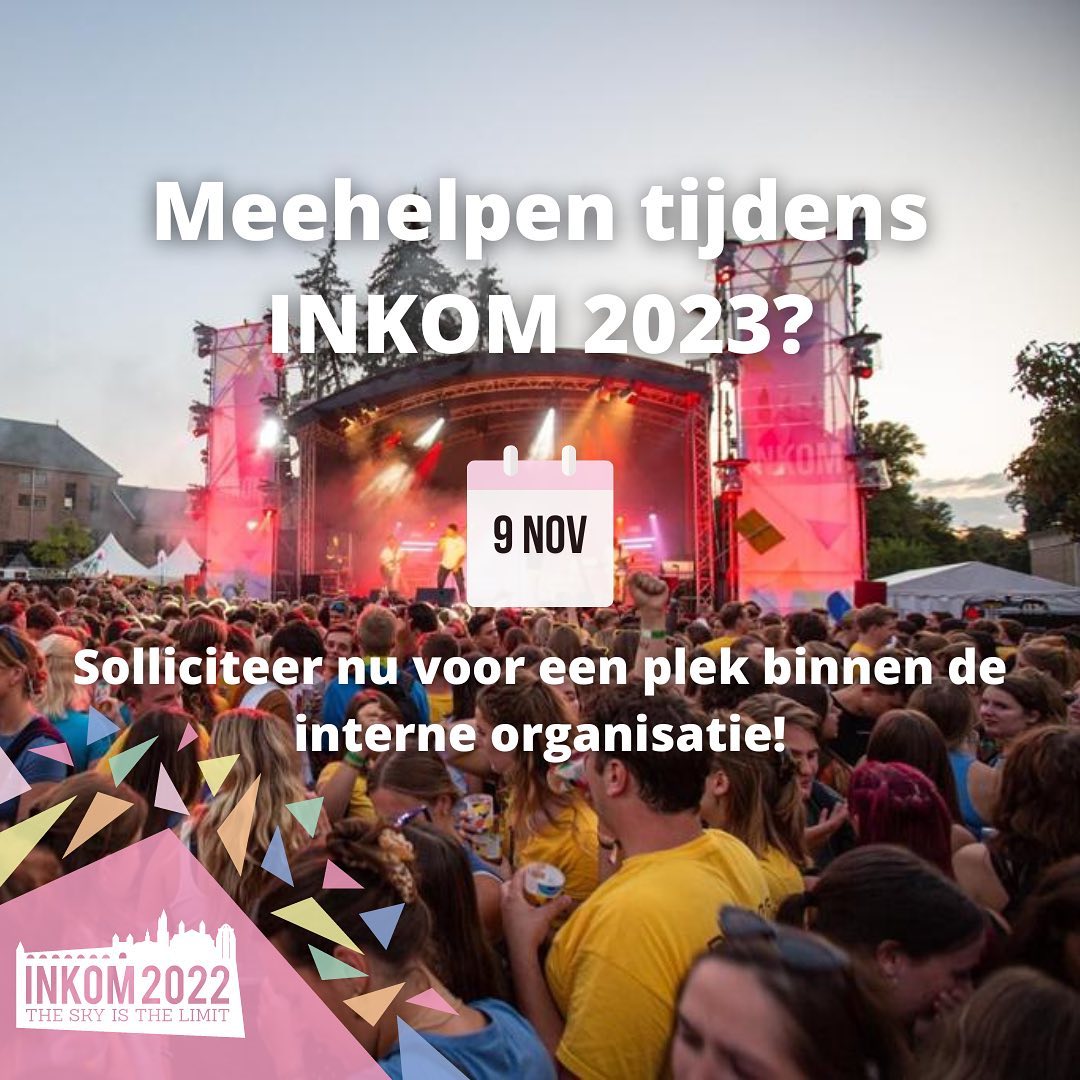 INKOM Introweek Maastricht - 𝑬𝒏𝒈𝒍𝒊𝒔𝒉 𝒃𝒆𝒍𝒐𝒘 Solliciteer nu voor een plek ...