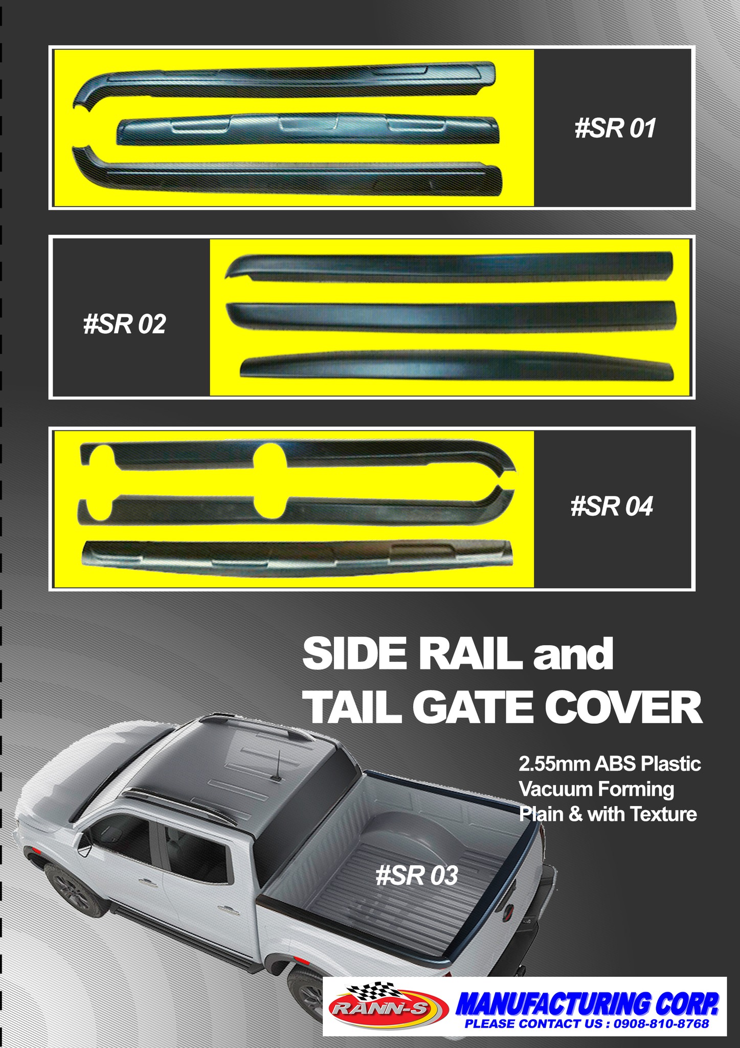 Rann-S - 💥SIDE RAIL AND TAIL GATE COVER Available in ALL Pick-Up ...