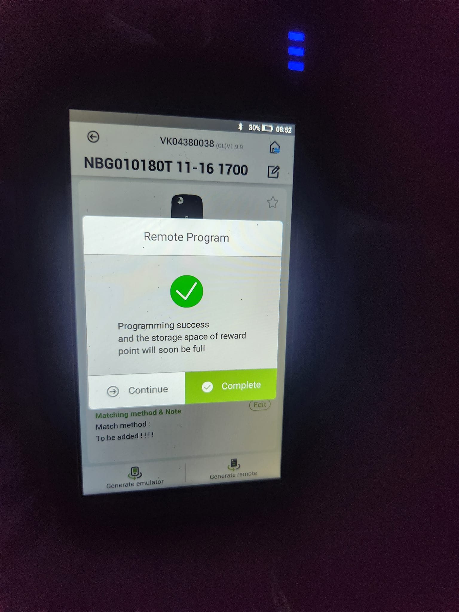 コロン様ご確認ページ Troubleshooting Xhorse security code for Key Tool Max account creation