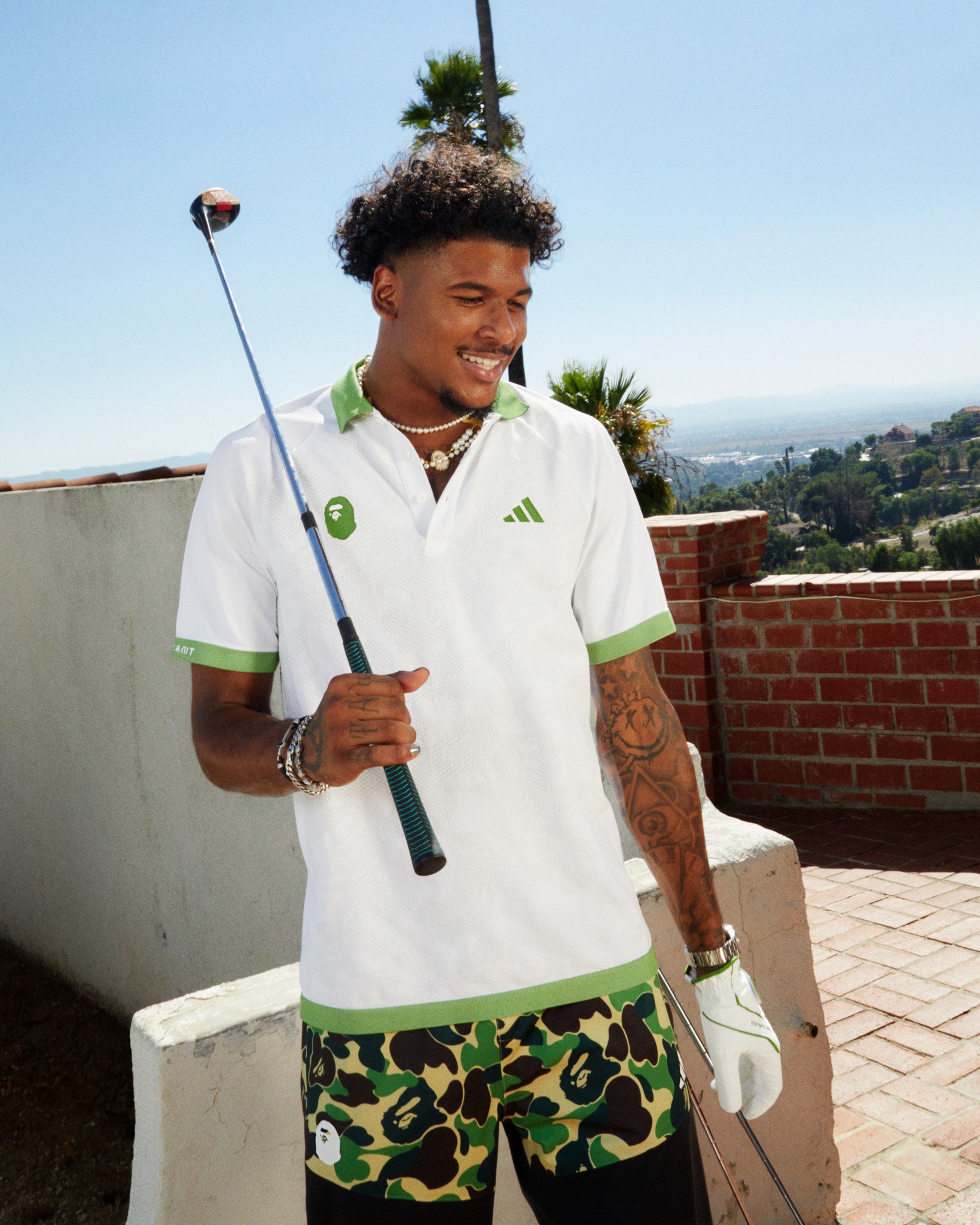 This October, take it to the greens as Adidas and BAPE® continue