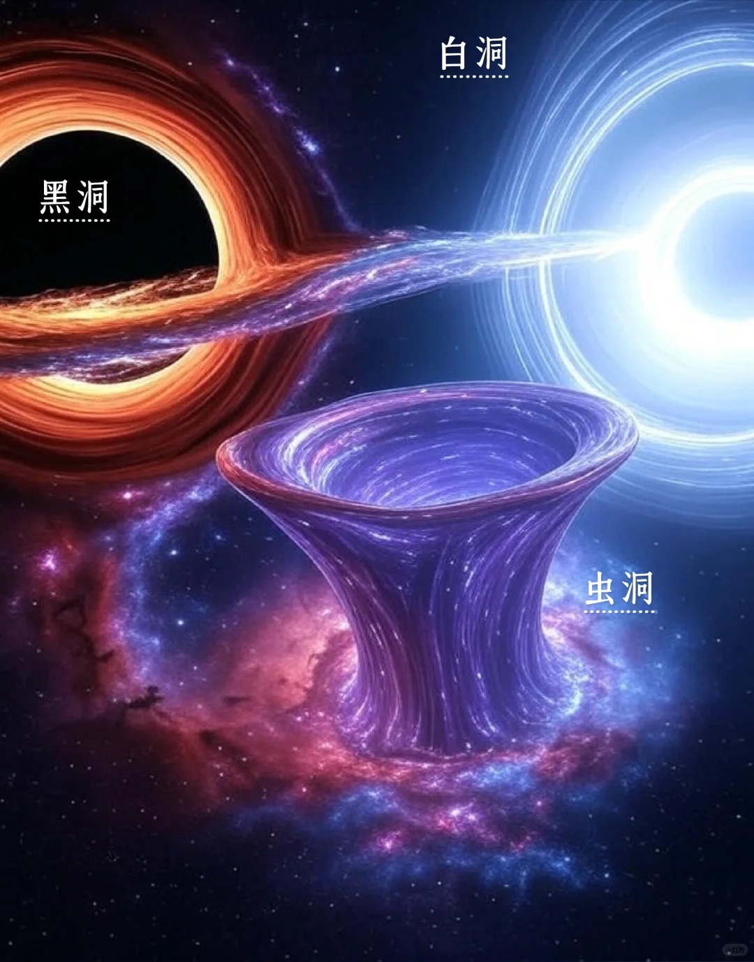 小热黑知识 - 宇宙中的黑洞，白洞和蟲洞[腦洞大開] 黑洞：吞噬一切的宇宙深淵 黑洞是宇宙中引力極強的區域，其引力場強大到連光都無法逃脫。黑洞 ...