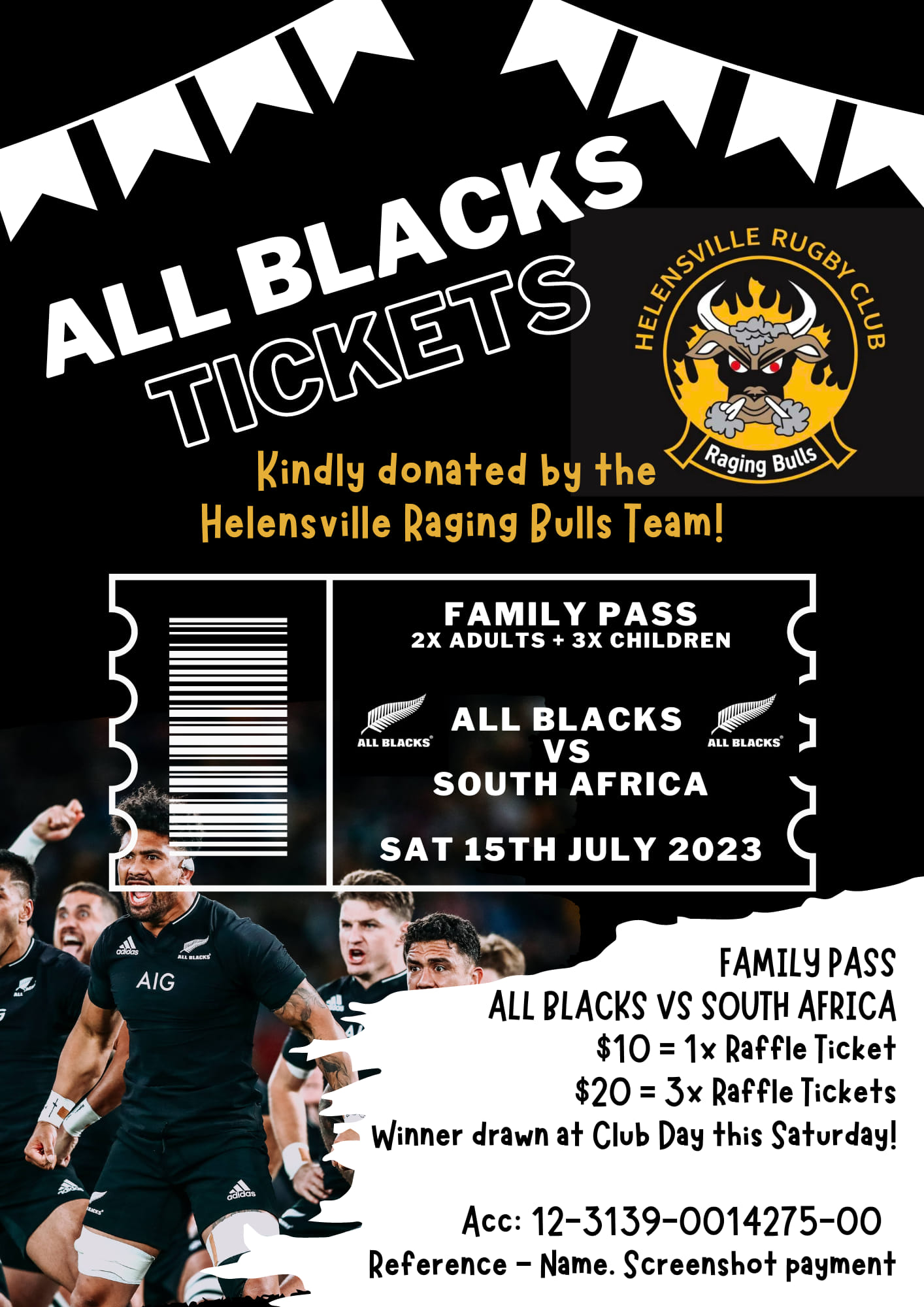 🇩🇪 HLV CLUB DAY RAFFLES 🇩🇪... - Helensville Rugby Club