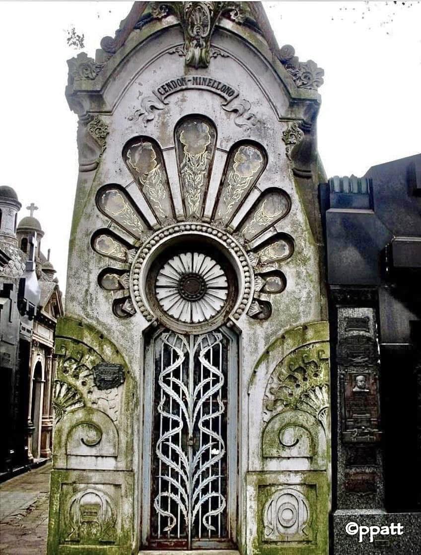 Art Nouveau mausoleum in Buenos Aires