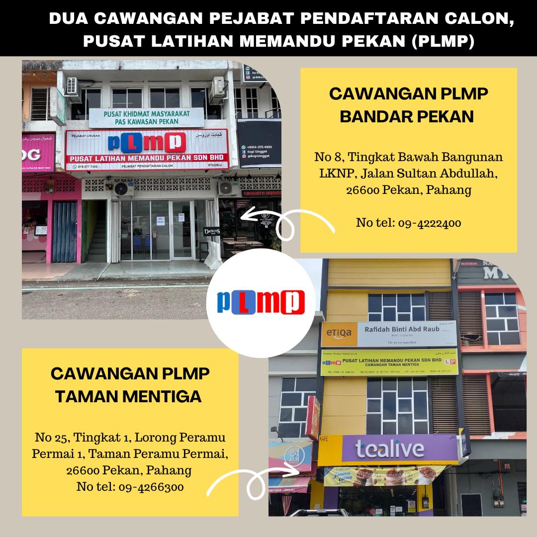 Warga Pekan, tak tahu di mana... - LESEN Memandu - PLMP | Facebook
