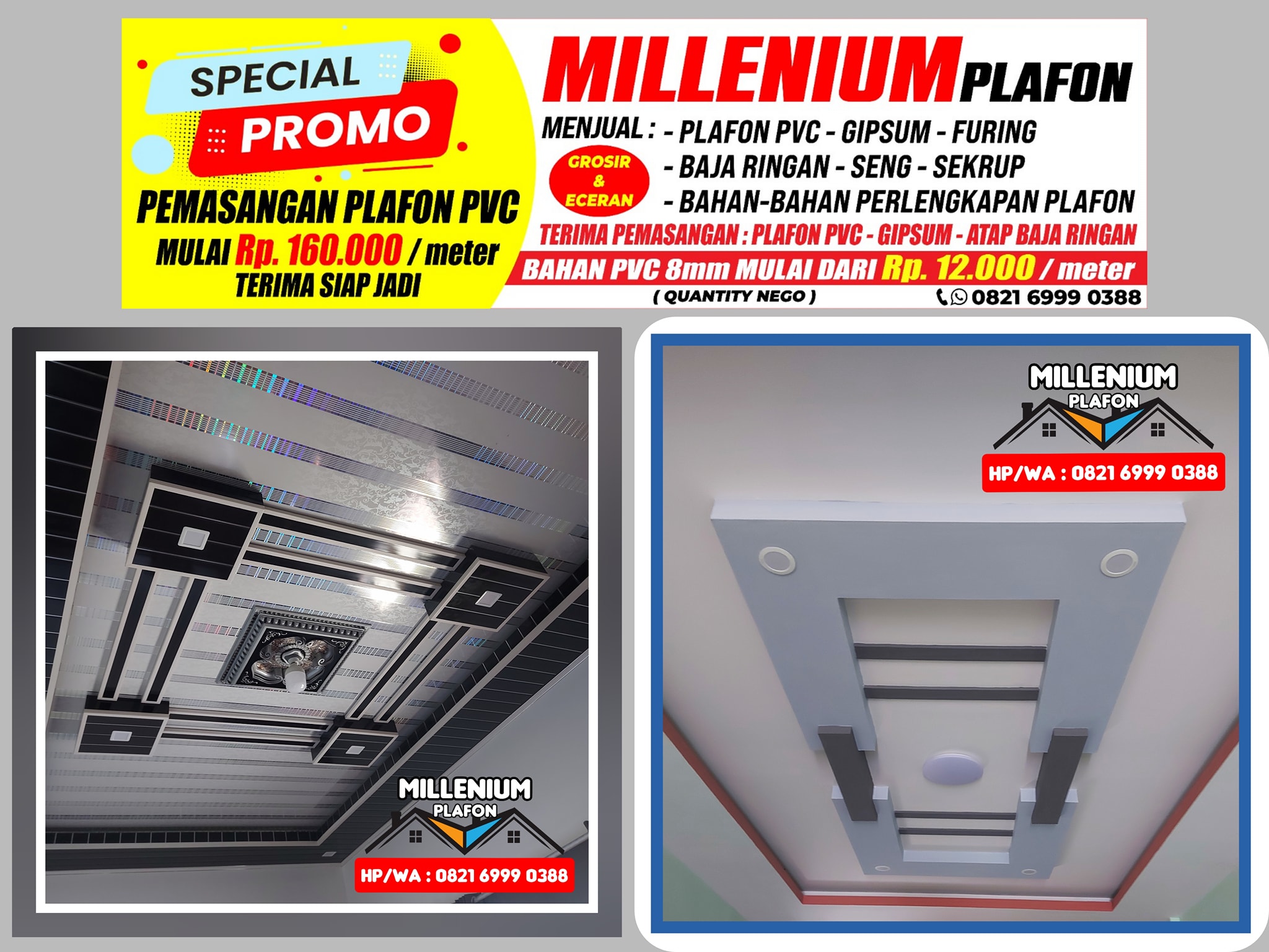 Millenium Plafon Pvc