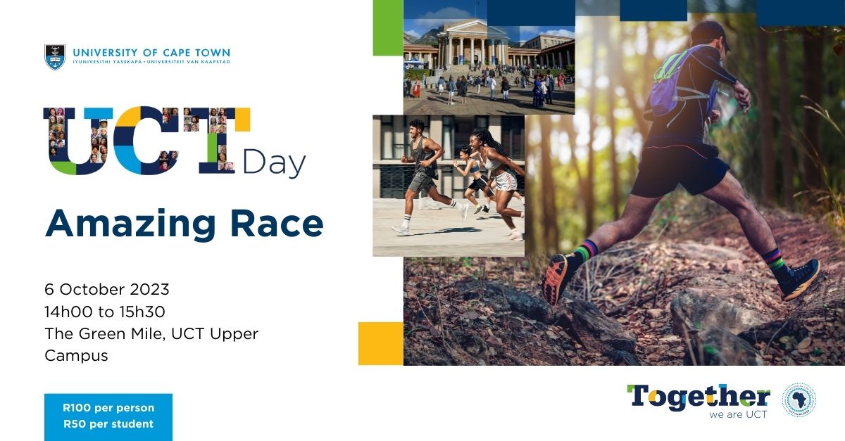 University - 🏁 Get ready for the UCT Amazing Race 🏁 Think you know UCT ...