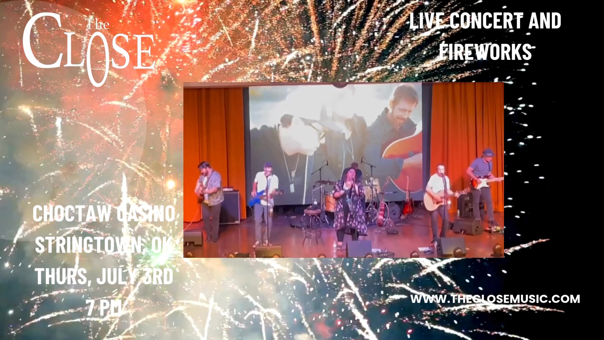 Choctaw Casino Stringtown Outdoor Concert & Fireworks Celebration