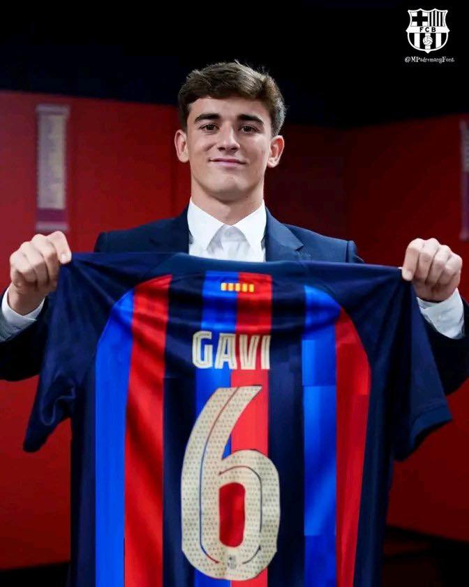 Pablo Gavi to wear number 6 for Spain