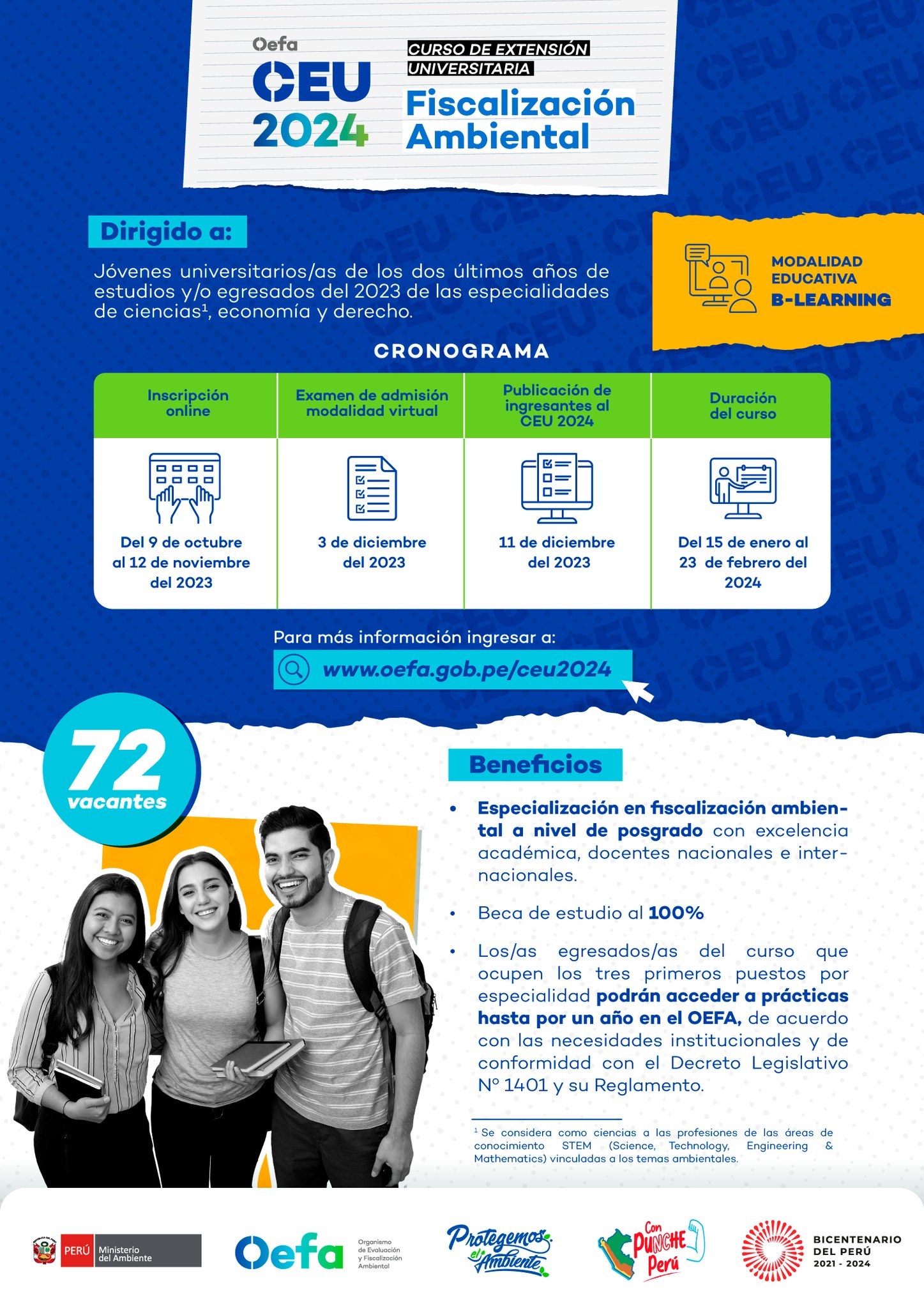 OEFA Perú - 📢 ¡Sé parte del Curso de Extensión...