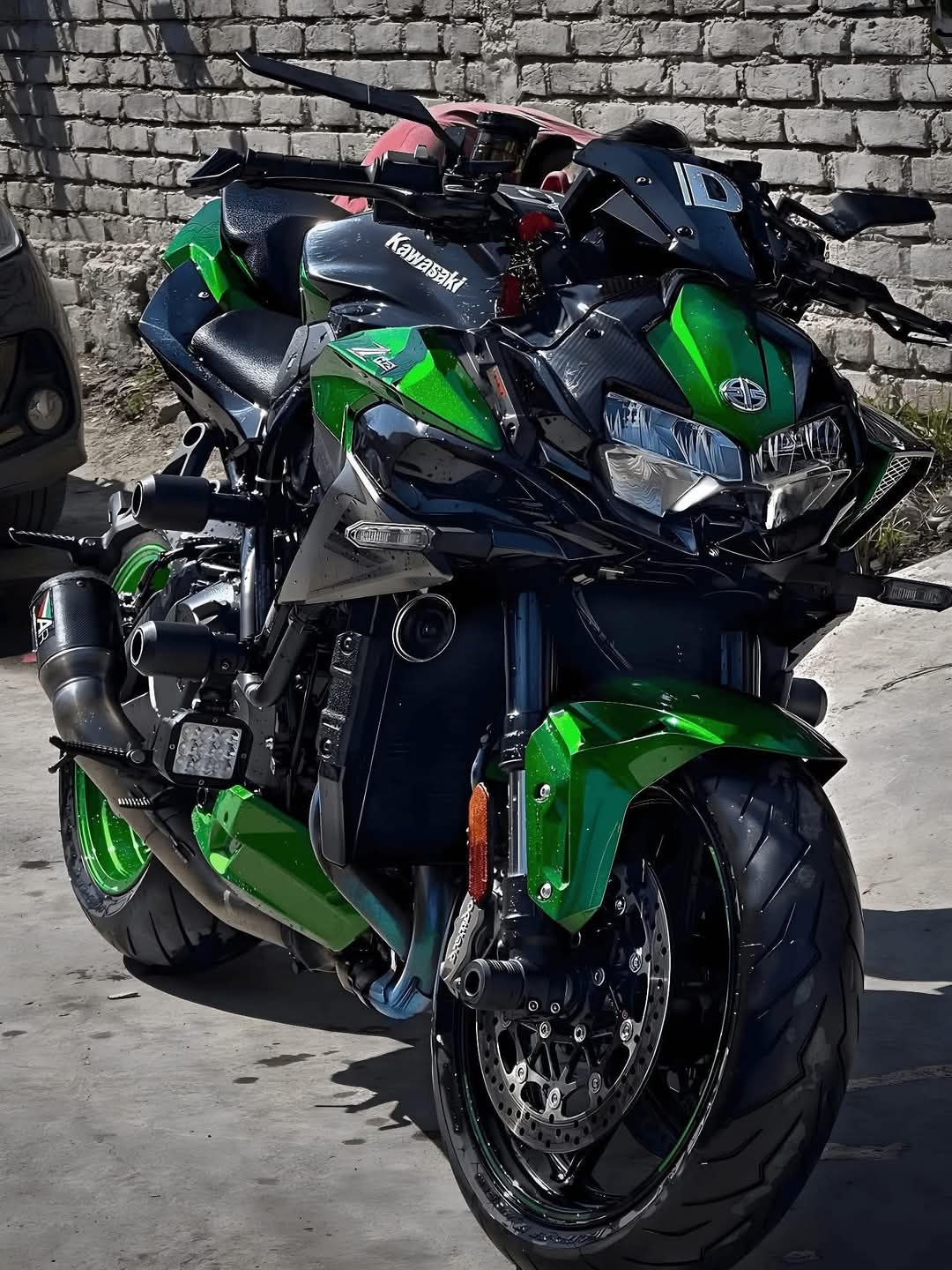 KAWASAKI ZH2 💚🚀 #kawasaki #kawasakimotorcycles #kawasakininja