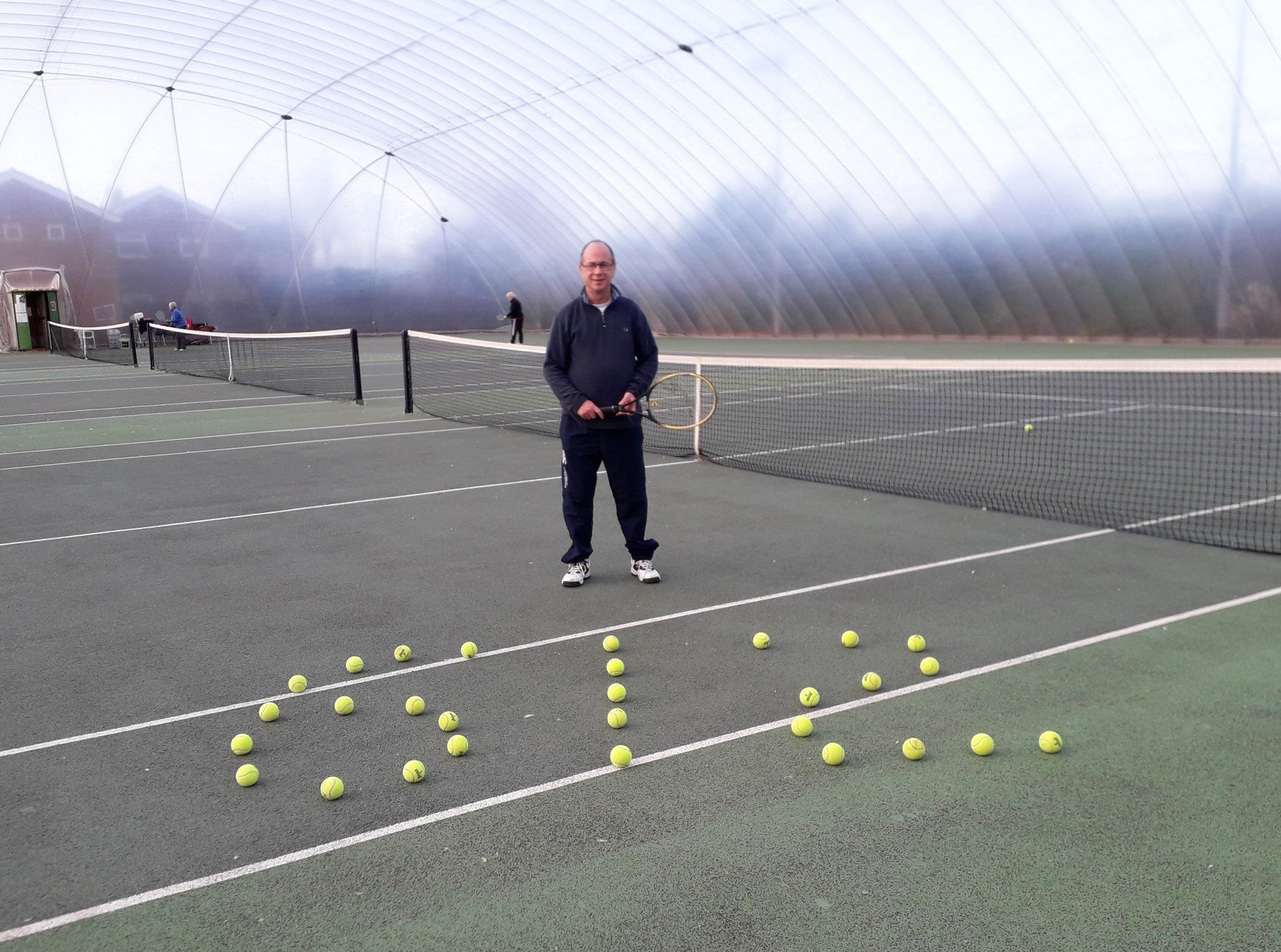 Here is Keith Ruttle, Soham Tennis... - Newmarket Tennis Club