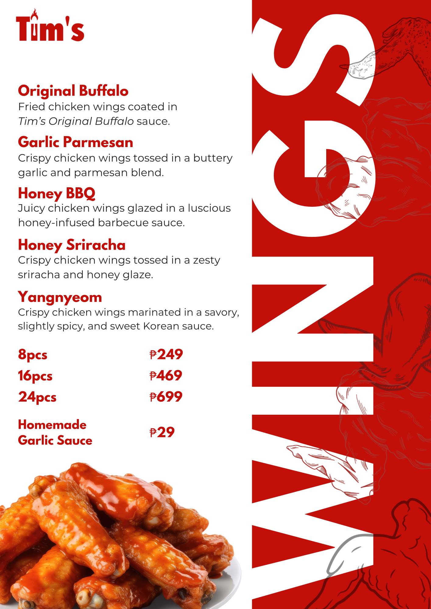 Tim's Chicken wings
