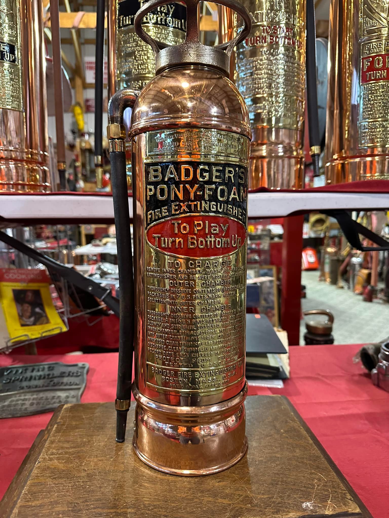 Restored Badger pony foam soda acid extinguisher for sale
