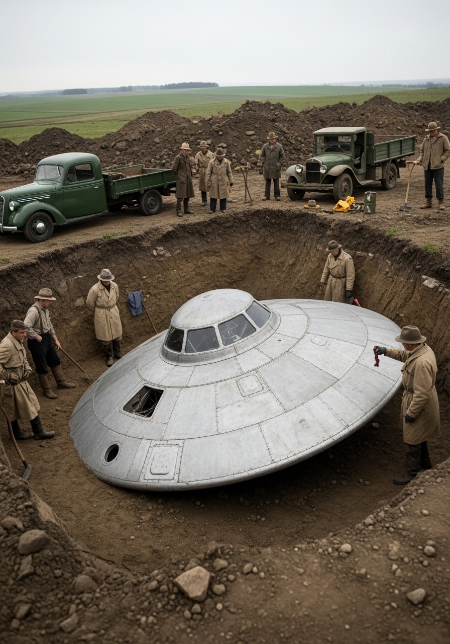 A UFO was spotted in 1932, and the story was told for generations