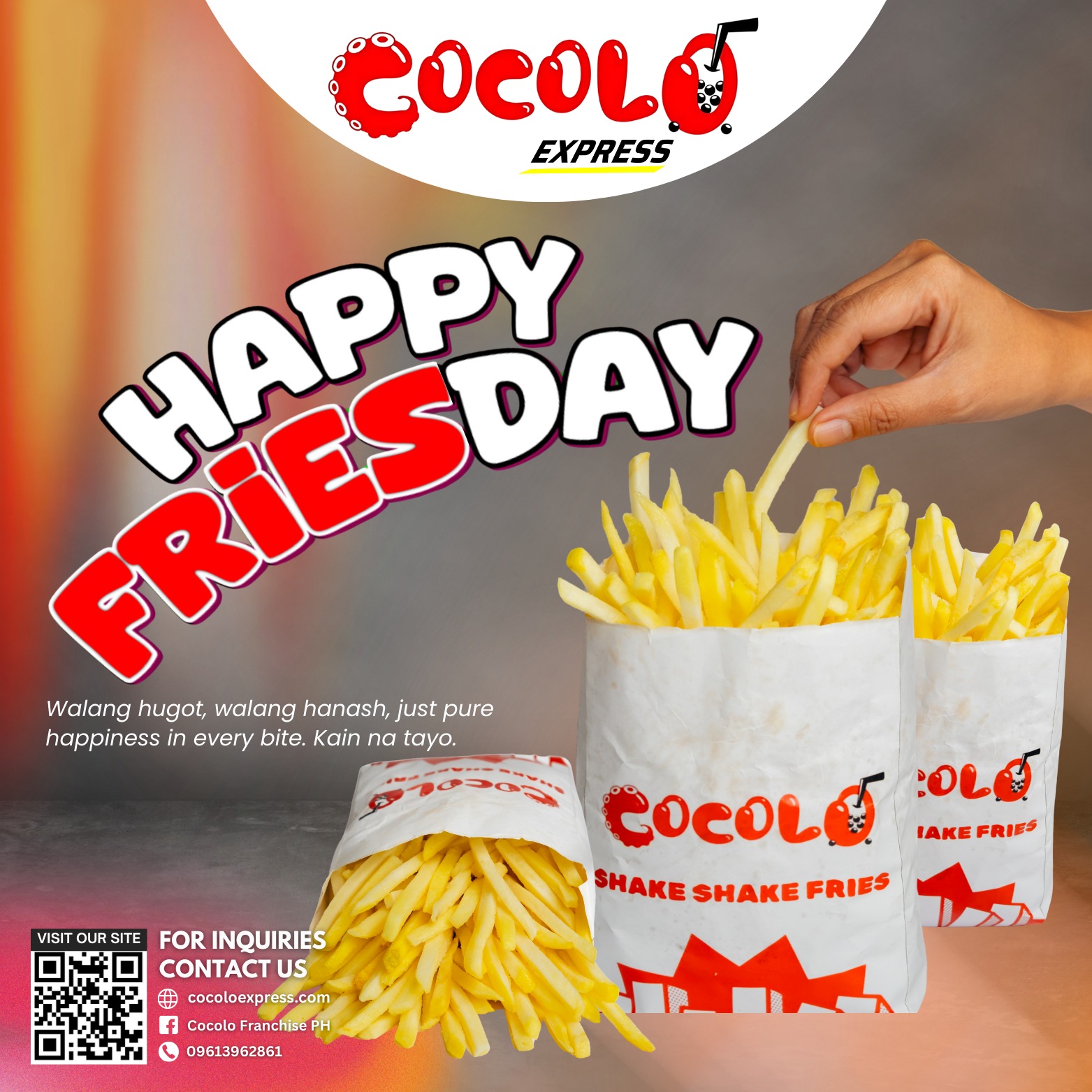 Cocolo - Happy Fries Day! Walang tatalo sa isang mainit, crispy, at ...