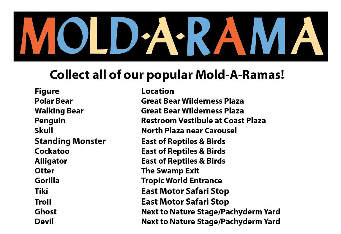 👀 The Mold-a-Ramas at Brookfield... - Brookfield Zoo Chicago | Facebook