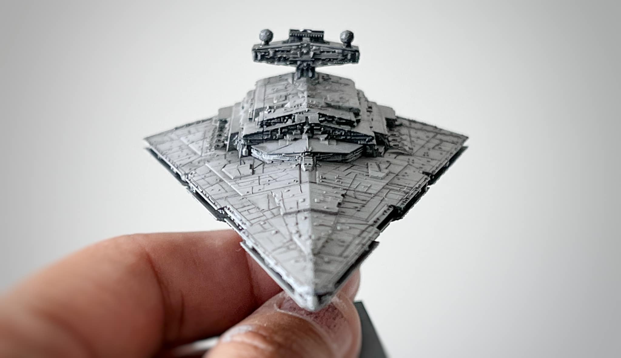Bandai 1/14500 Star Destroyer scale model kit review