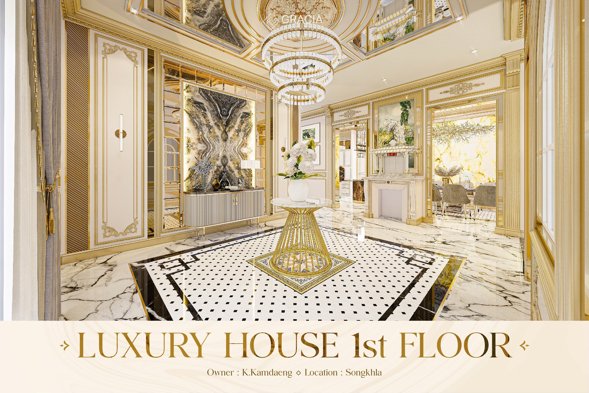 Luxury House... - Gracia Interior Studio ออกแบบตกแต่งภายใน