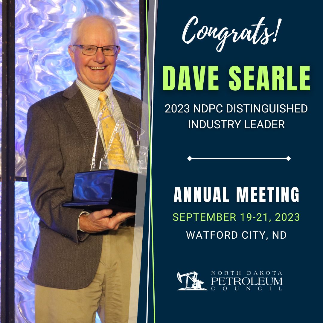 Congratulations to Dave... - North Dakota Petroleum Council