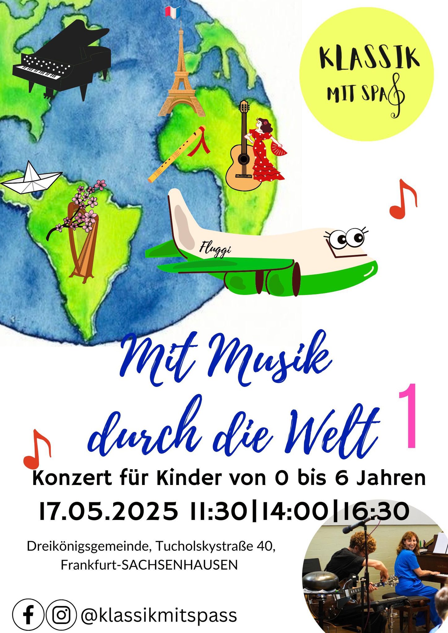 Mit Musik durch die Welt. Klassik mit Spaß.