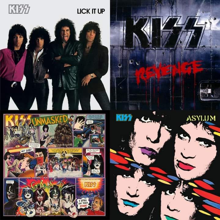 Which KISS album is the best among Lick it Up, Asylum, Revenge