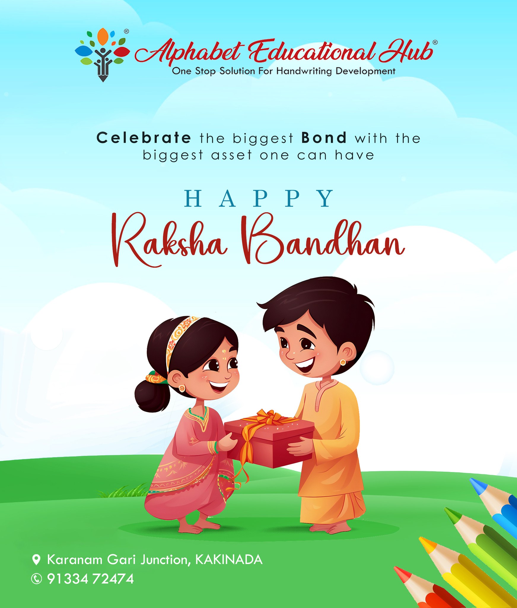 🌼 Enrich the Joy of Raksha... - Alphabet Educational HUB | Facebook