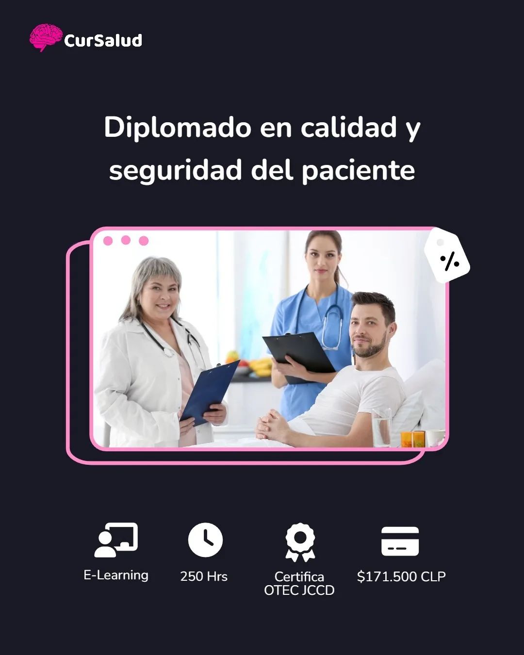 CurSalud - 🔥𝗗𝗘𝗦𝗖𝗨𝗘𝗡𝗧𝗢 𝗘𝗡 𝗖𝗨𝗥𝗦𝗔𝗟𝗨𝗗🔥 Diplomado en calidad y seguridad del ...