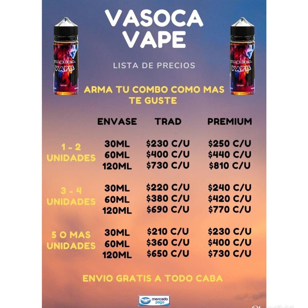 VASOCA - LISTA DE PRECIOS ACTUALIZADA