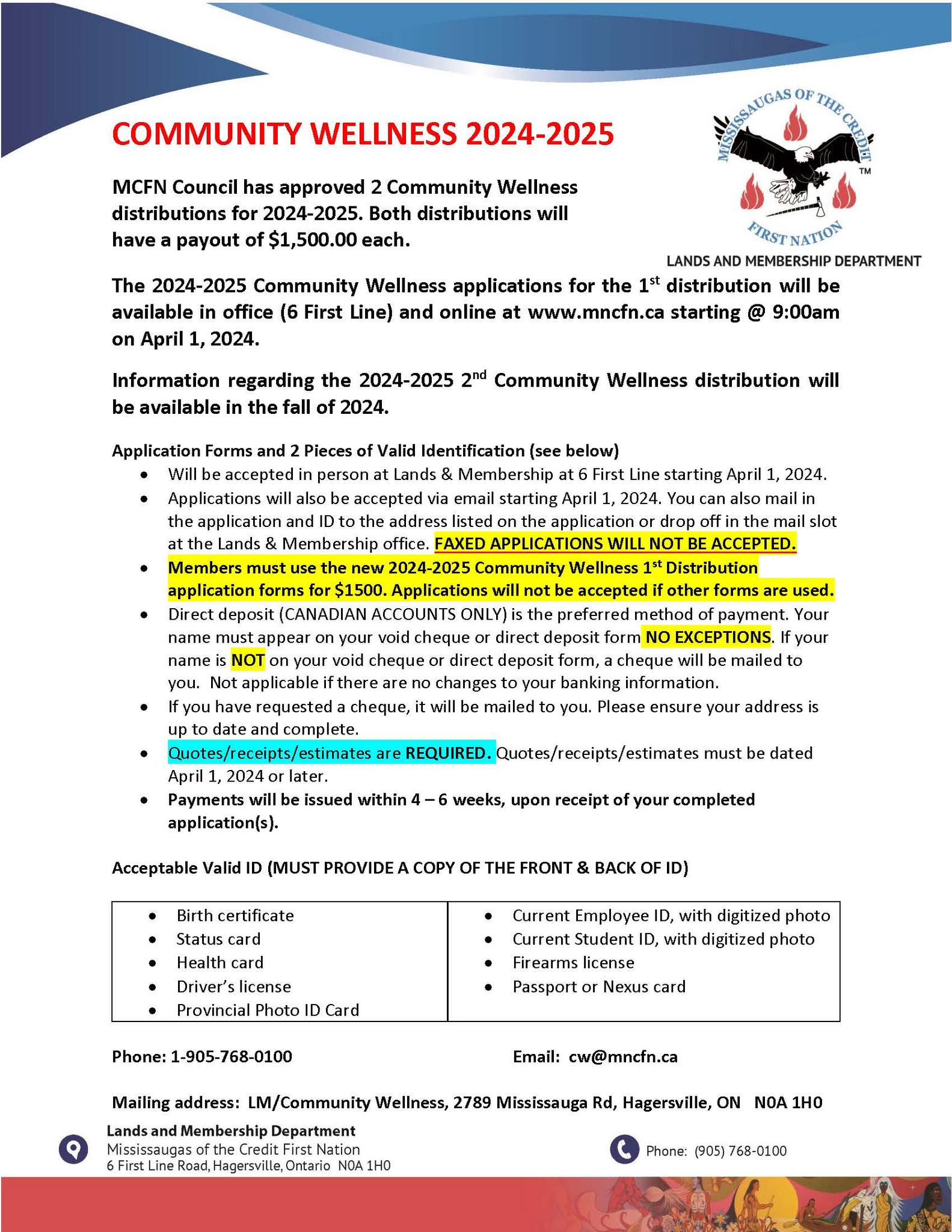MCFN Council has... - Mississaugas of the Credit First Nation | Facebook