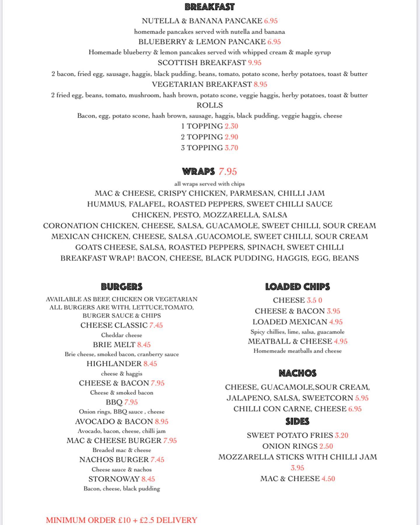 Scran - Okay guys so here is our new LOCKDOWN menu, some...