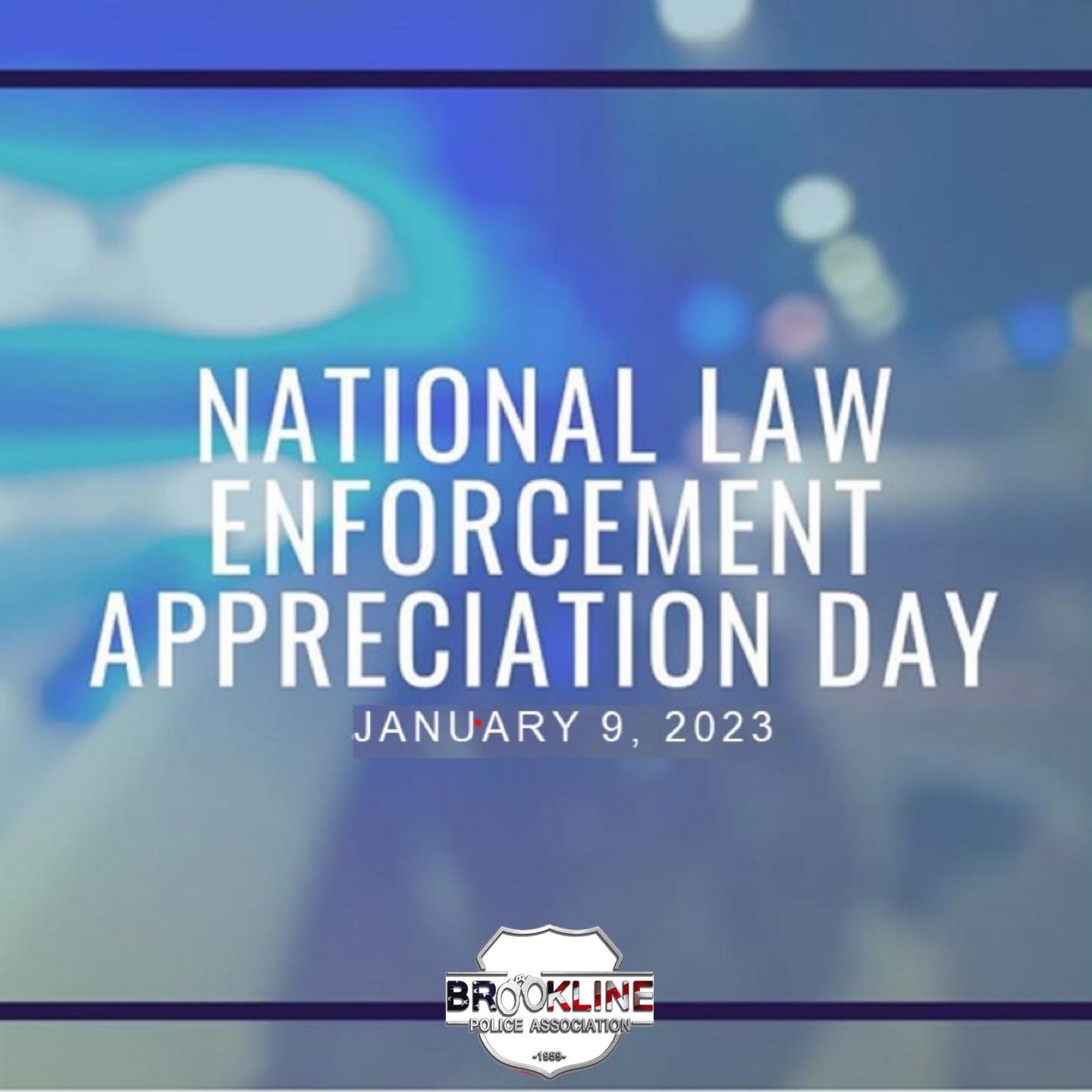 Thank you to our brothers and... - Brookline Police Union