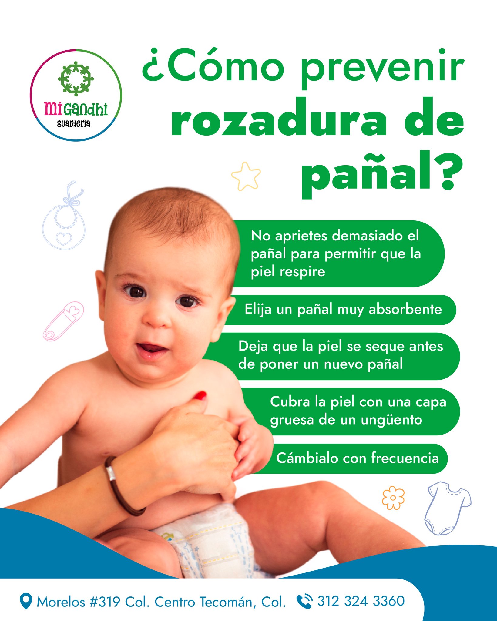 Guarderia - La rozadura de pañal aparece cuando la piel pasa mucho ...
