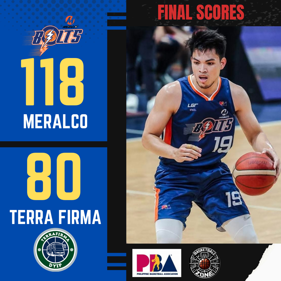 Basketball - 49th season PBA Philippine Cup Final scores: Meralco - 118 ...
