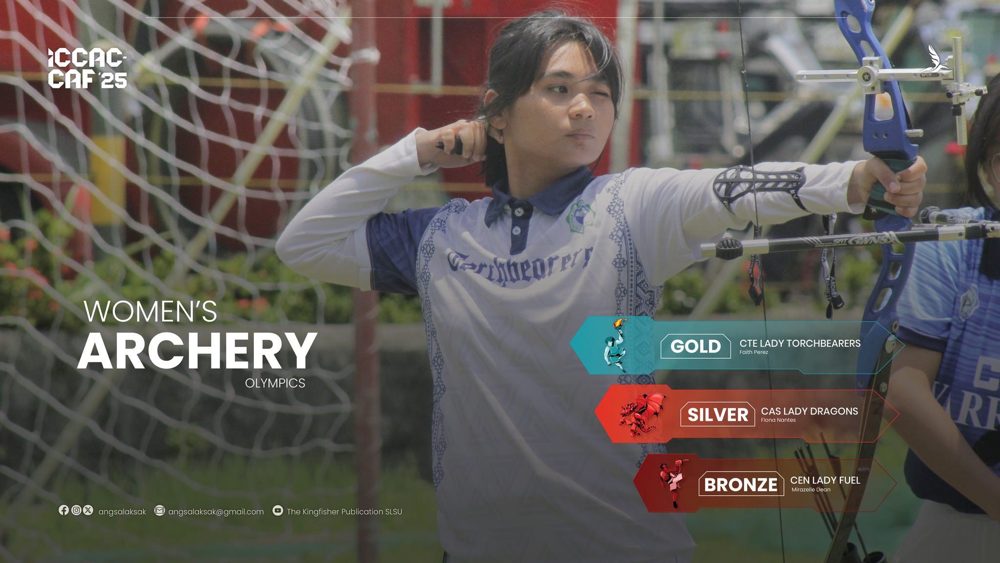 The Kingfisher - ICCAC '25 UPDATES | Lady Torchbearer pierces gold in ...
