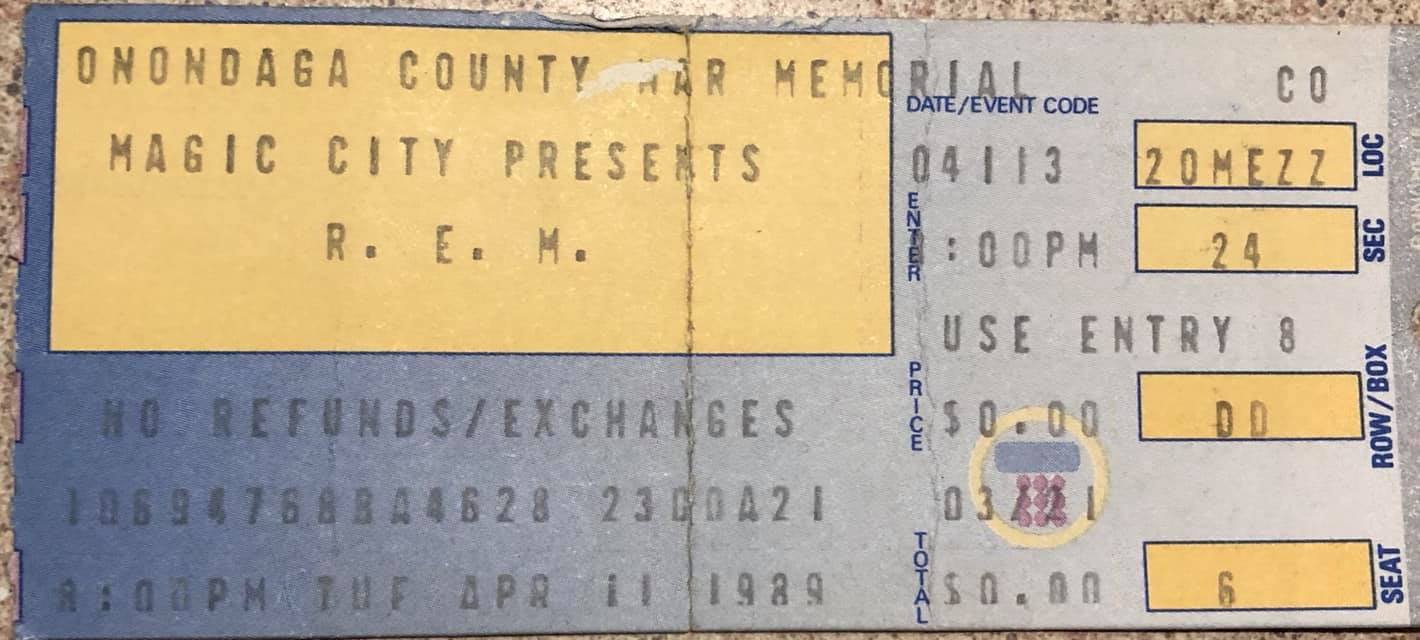 R.E.M. Green Tour 35th Anniversary Memories and Experiences