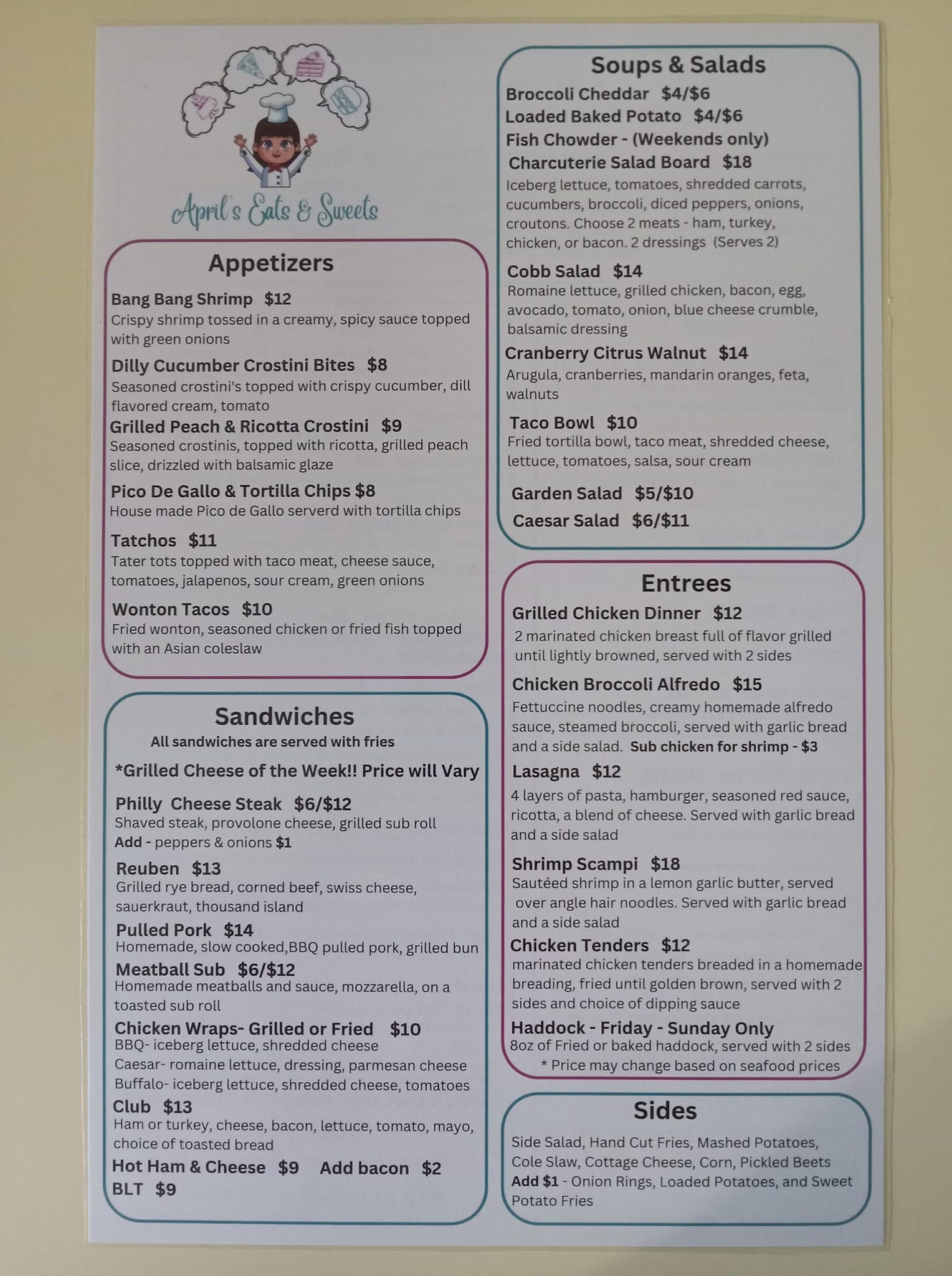 April's Eats & Sweets
