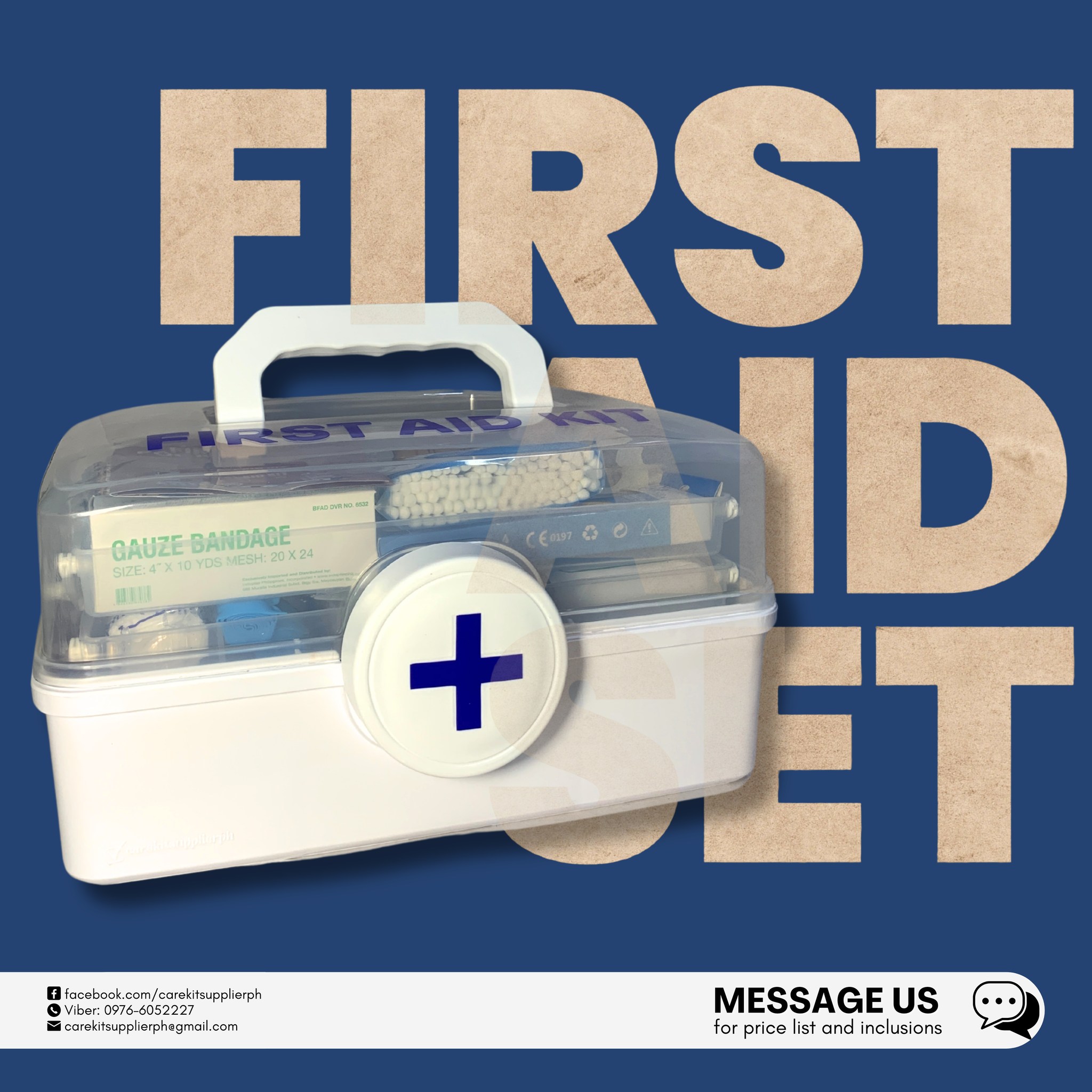 🚨 𝐅𝐈𝐑𝐒𝐓 𝐀𝐈𝐃 𝐒𝐄𝐓𝐒 𝐅𝐎𝐑 𝐘𝐎𝐔𝐑 𝐇𝐎𝐌𝐄 𝐀𝐍𝐃... - CARE KIT SUPPLIER.ph | Facebook