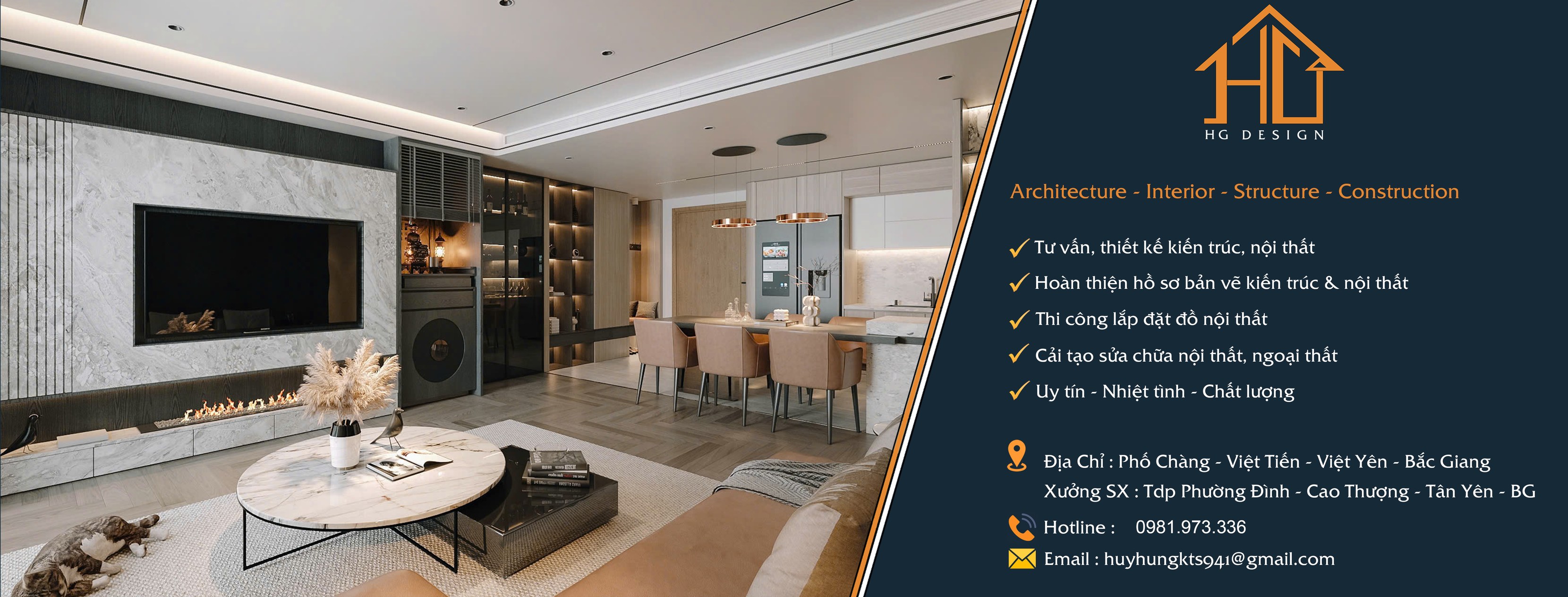Kiến Trúc Nội Thất HG Design | Bac Giang