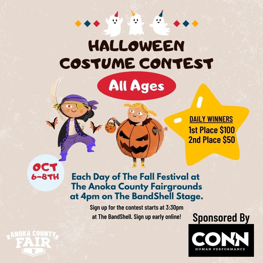 The Daily Costume Contest at The Fall... - Anoka County Fair