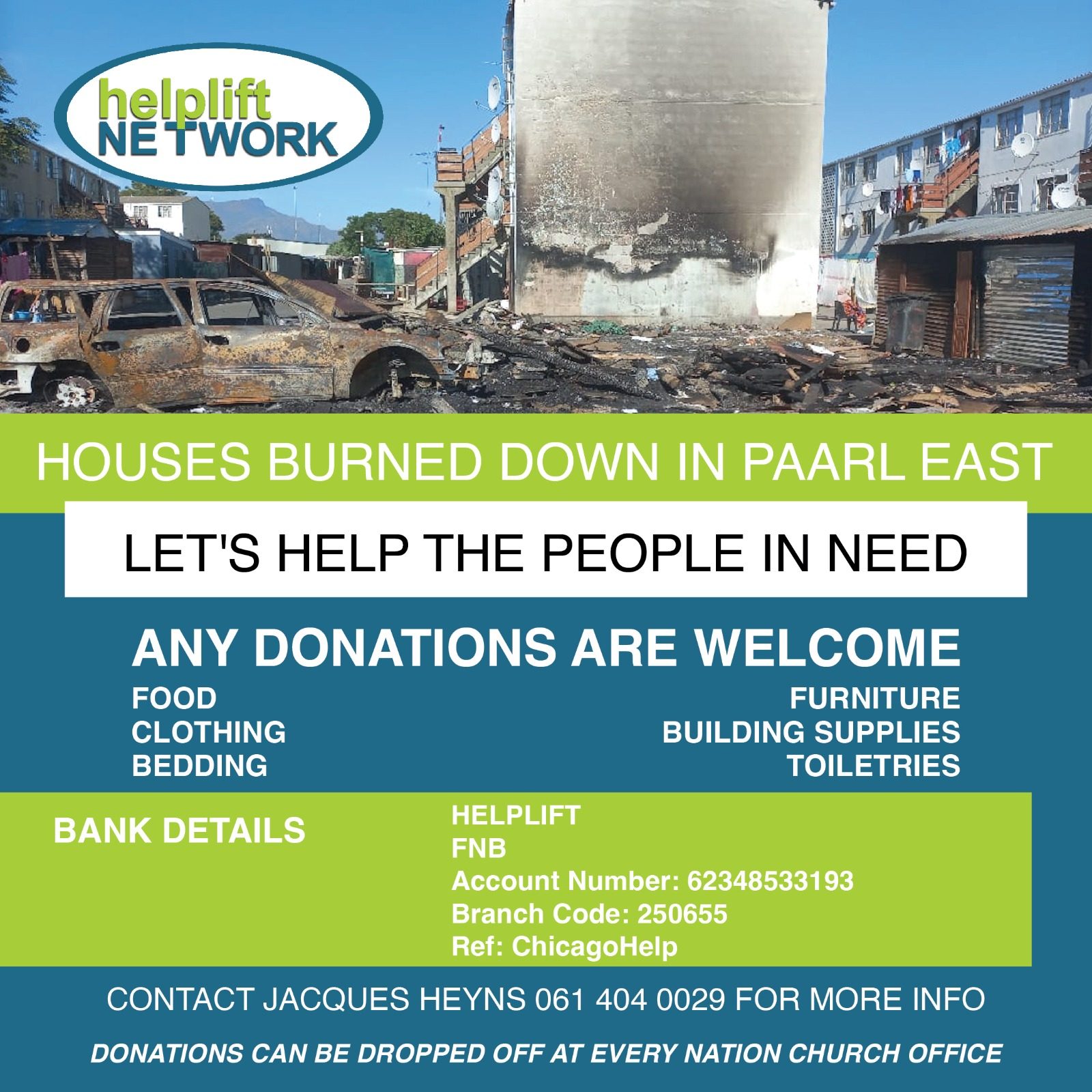 #helplift #chicagopaarl... - Helplift - Every Nation Paarl | Facebook