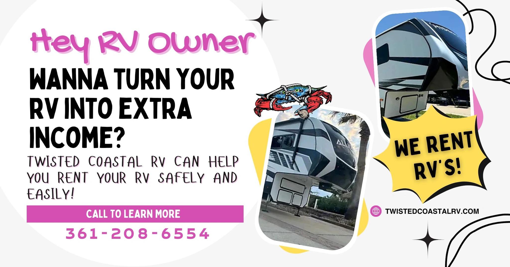 Twisted - BUSY SEASON IS HERE... Got an RV🚐 just sitting around? It’s ...