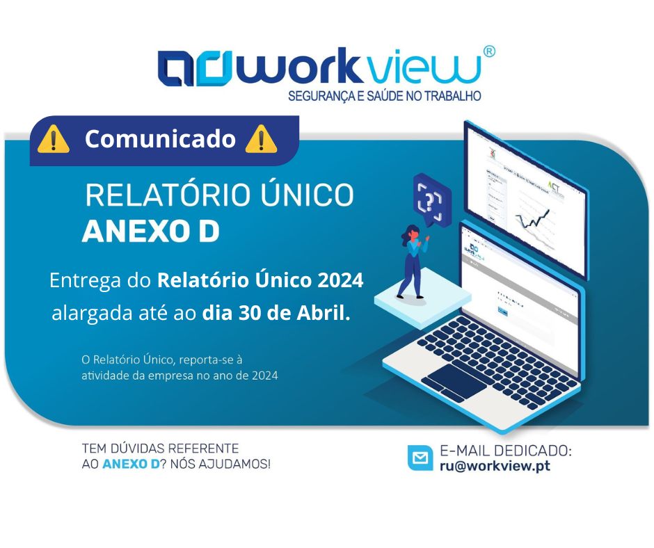 Workview - ⏰Entrega Relatório Único alargado até dia 30 de Abril de ...