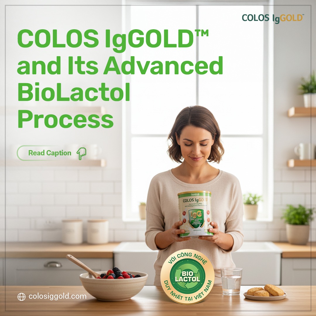 COLOS IgGOLD - The BioLactol processing technique used in... | Facebook