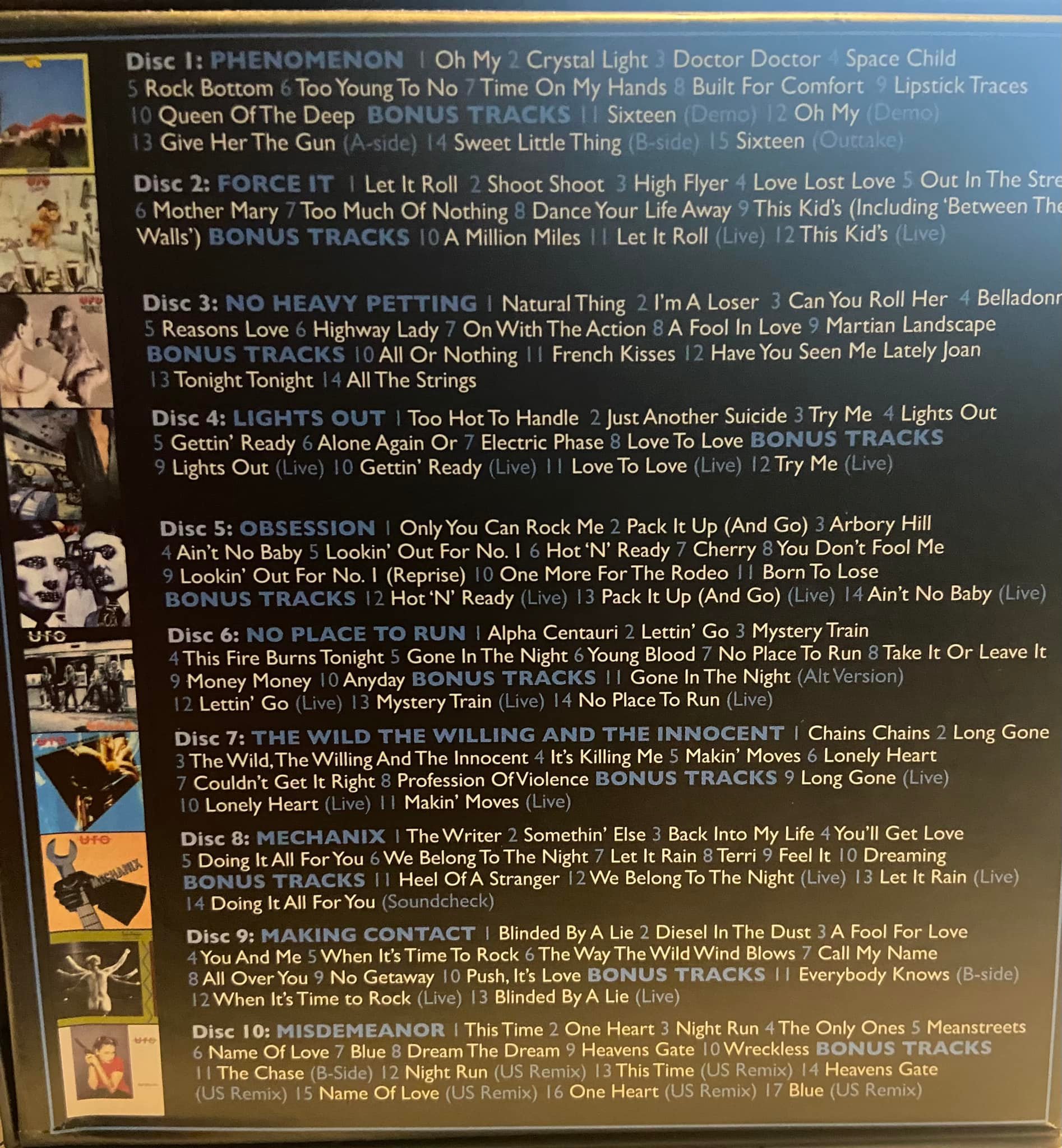 UFO CD box set with demos and outtakes