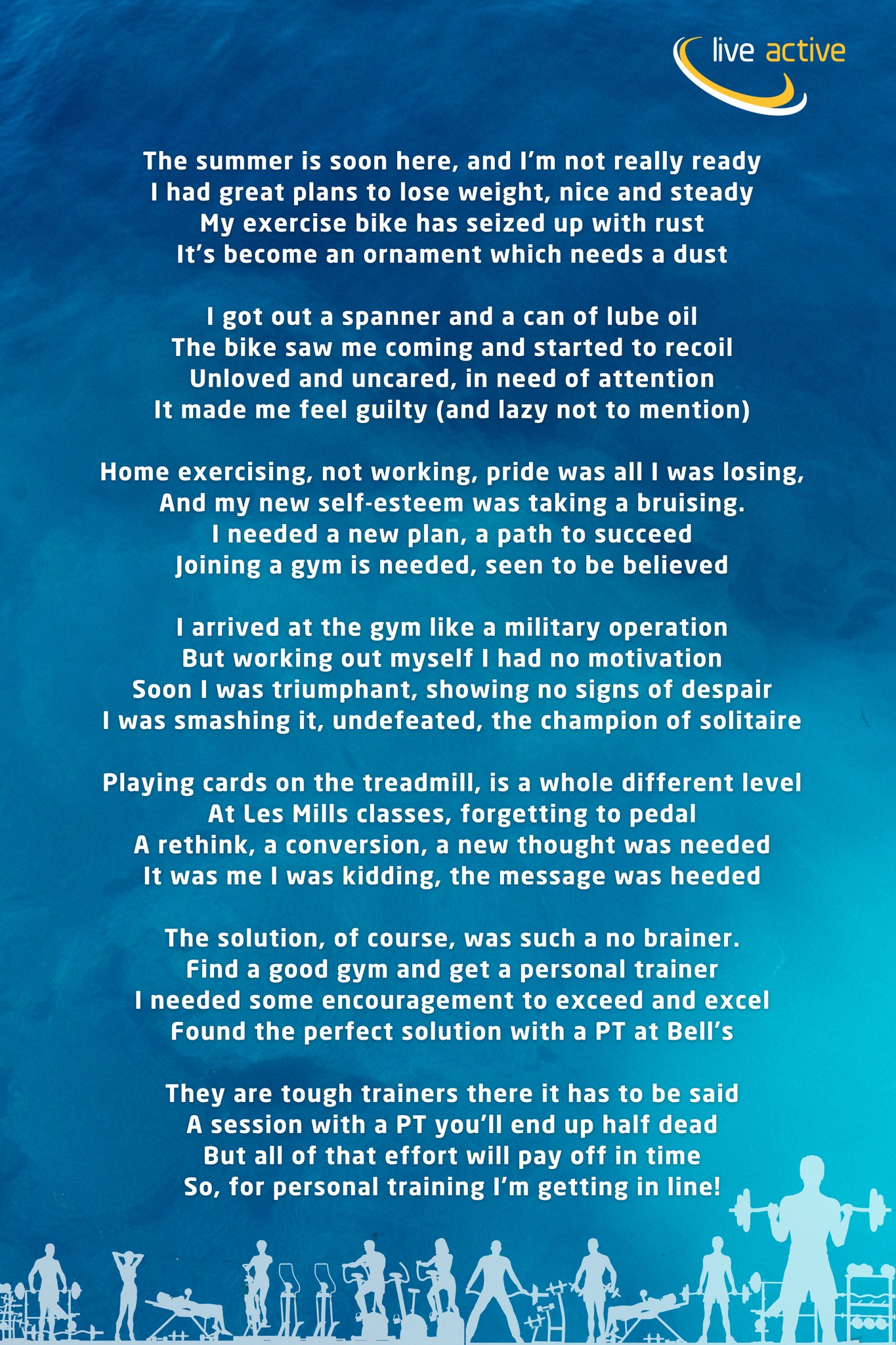 A little poem to brighten your day,... - Live Active Leisure