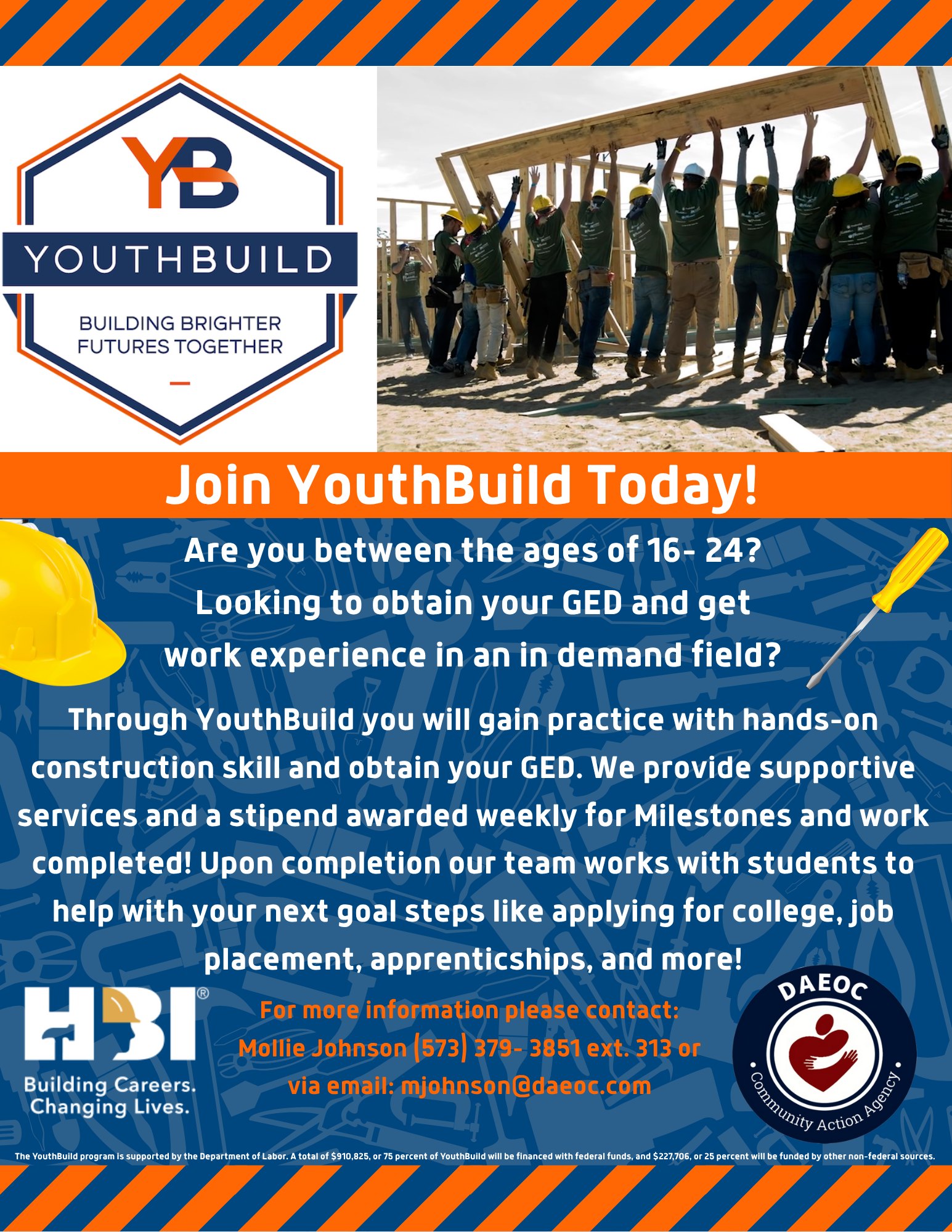 DAEOC - Application for YouthBuild is now available online at www.daeoc ...