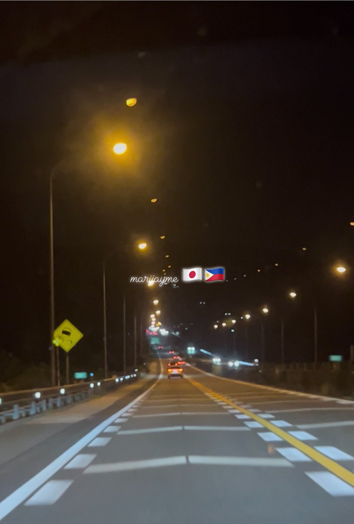 Night Road in Japan 🇯🇵