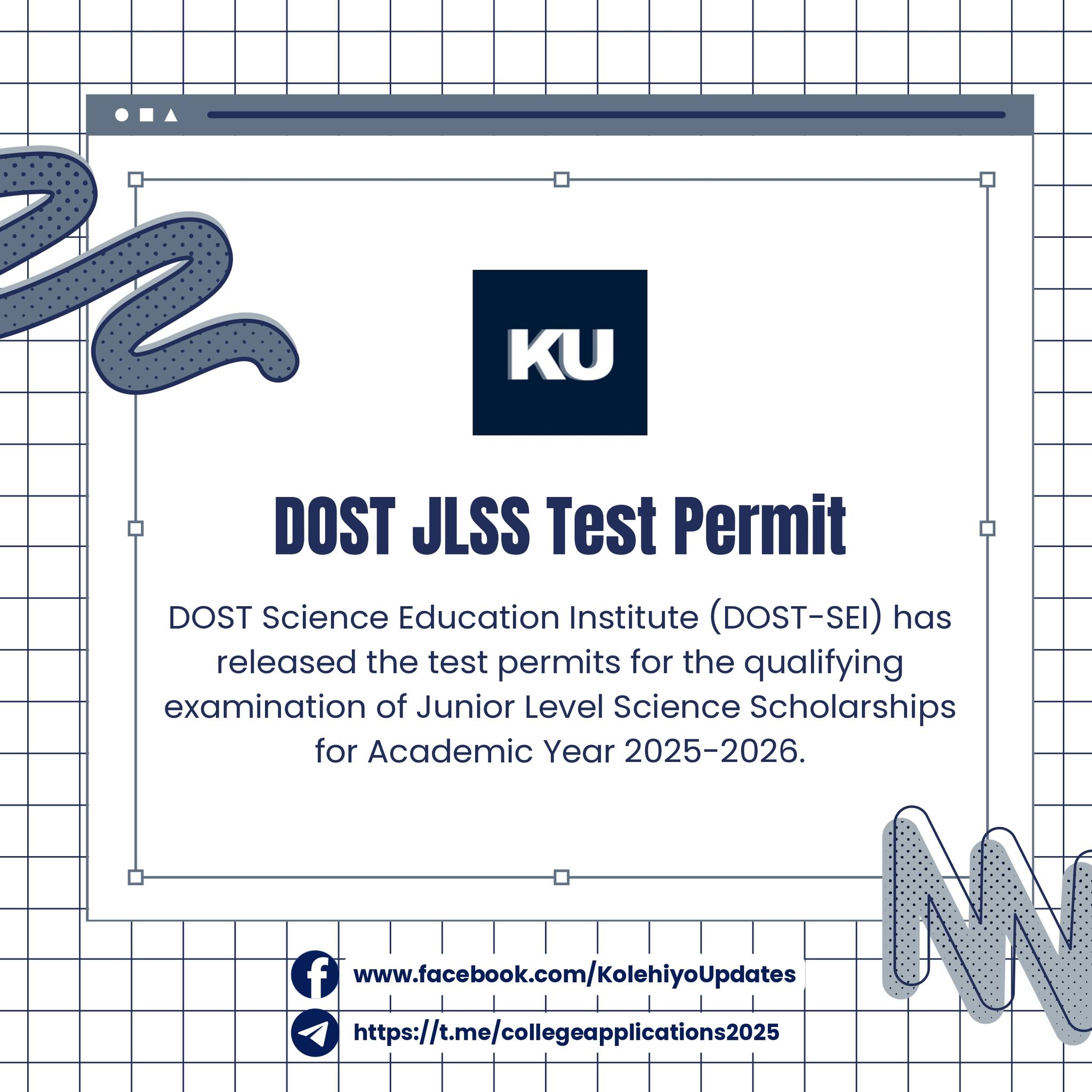 HEADS UP, DOST JLSS APPLICANTS! 📣 DOST... - Kolehiyo Updates | Facebook