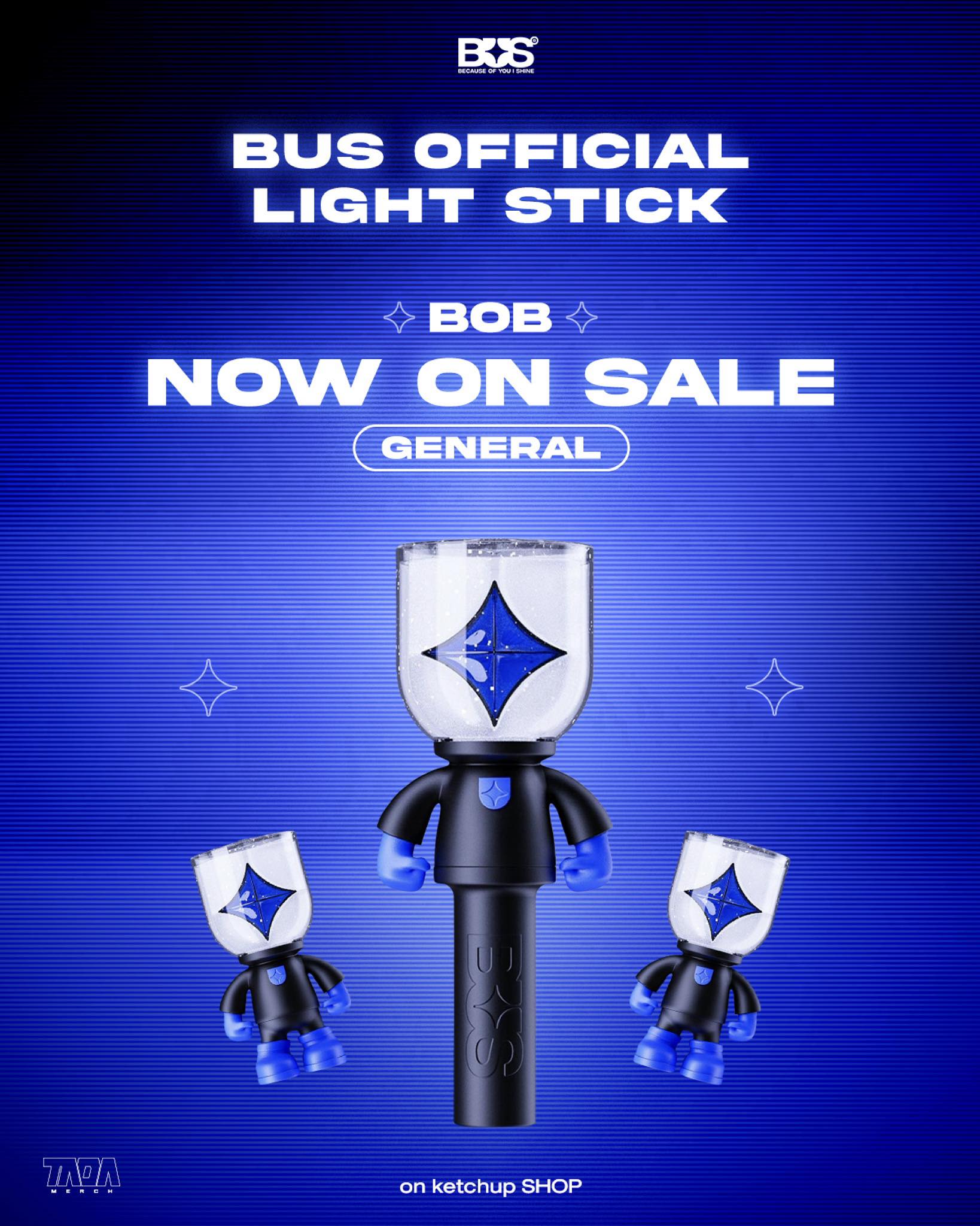 TADAmerch - BUS OFFICIAL LIGHT STICK — ‘BOB’ แท่งไฟ ...